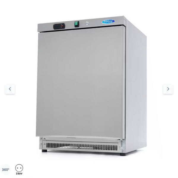  Ψυγείο - 200L - 3 ρυθμιζόμενα ράφια - ανοξείδωτος χάλυβας